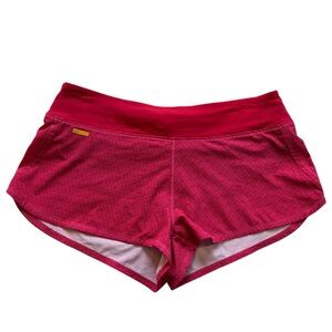 Lole Red Athletic Shorts Moisture-Wicking Stretch